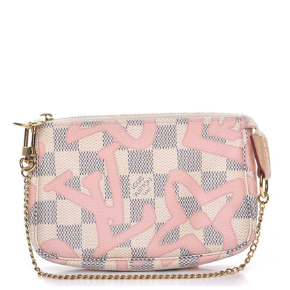 Louis Vuitton Damier Azur Tahitienne Mini Pochette Accessories 1 of 8