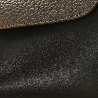 Celine Bullhide Calfskin Nubuck Medium Tri-Color Trapeze Taupe 10 of 10