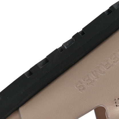 Hermes Calfskin Womens Chypre Sandals 36 Beige Mastic 10 of 15