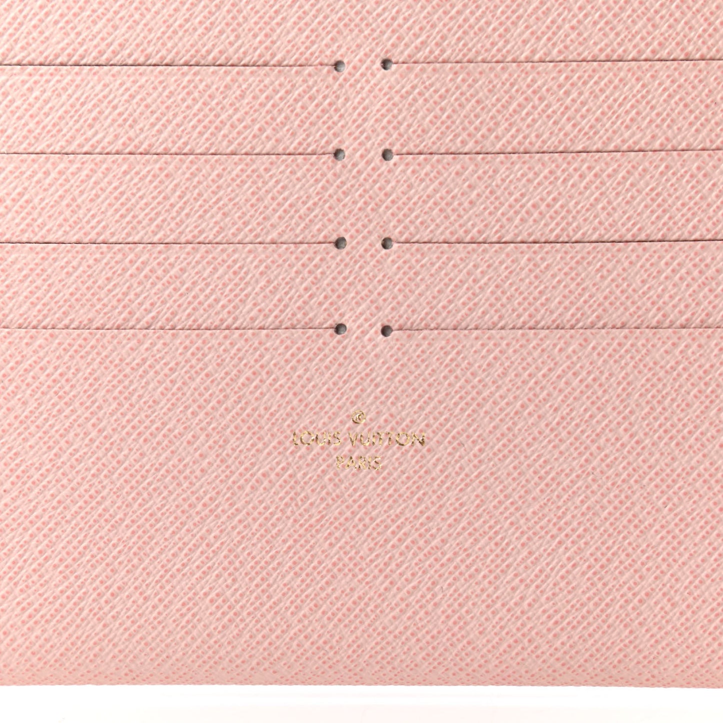 Calfskin Felicie Card Holder Insert Rose Ballerine