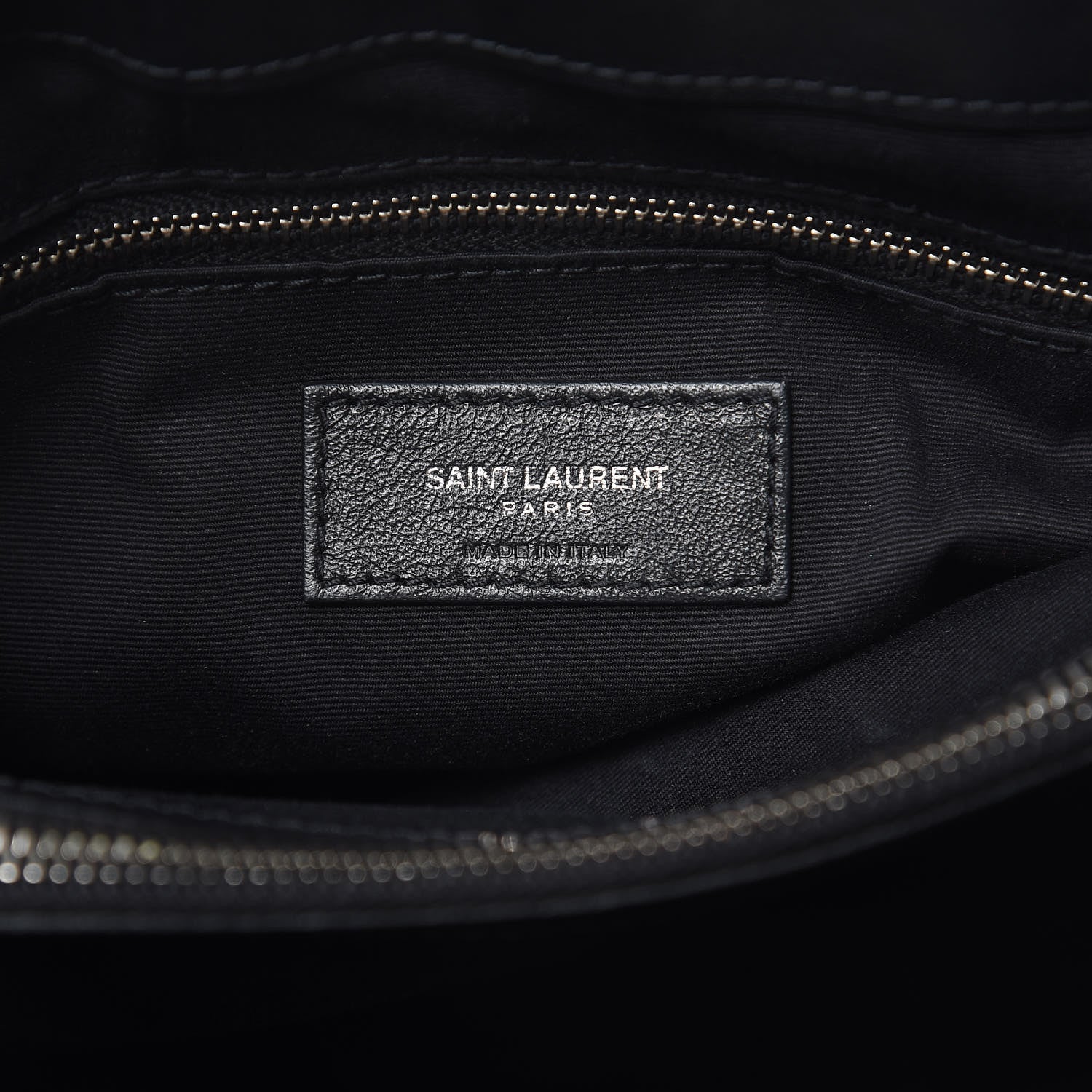 Saint Laurent Calfskin Y Quilted Monogram Medium Loulou Chain Satchel Black 7 of 9