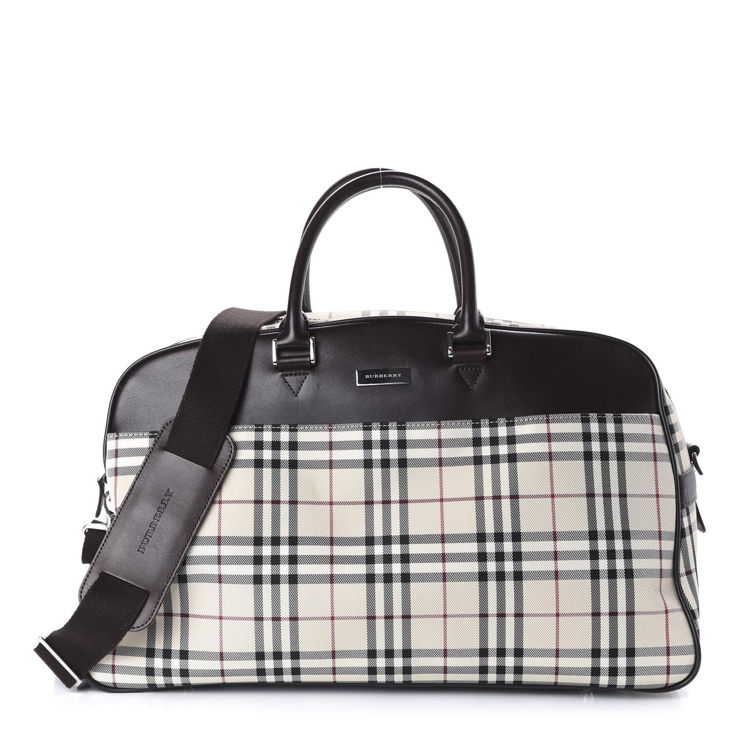Burberry BURBERRYS House Check Travel Bag Chocolate 1 of 8