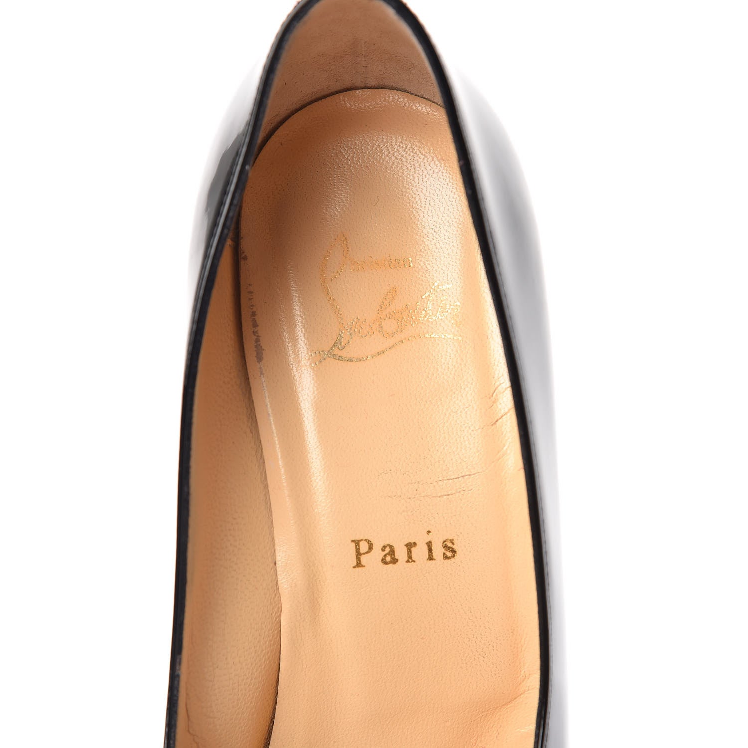 Christian Louboutin Patent Simple 100 Pumps 38 Black 7 of 14
