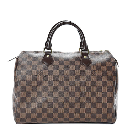 Louis Vuitton Damier Ebene Speedy 30 1 of 10