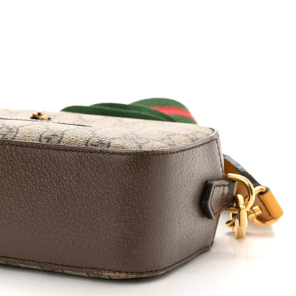 Gucci GG Supreme Monogram Web Neo Vintage Shoulder Bag Beige New Acero Crop 9 of 13