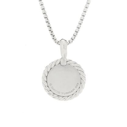 David Yurman Sterling Silver Diamond Initial L Charm Necklace 4 of 4