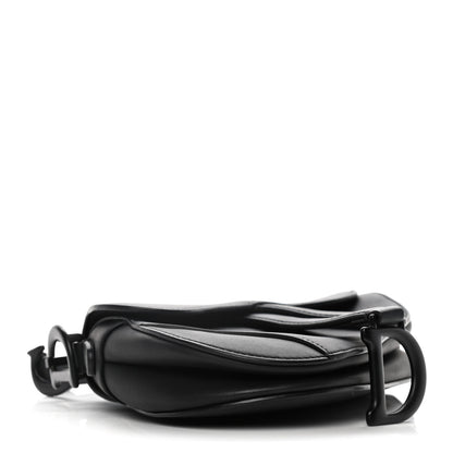 Christian Dior Ultra Matte Calfskin Mini Saddle Bag Black 4 of 16