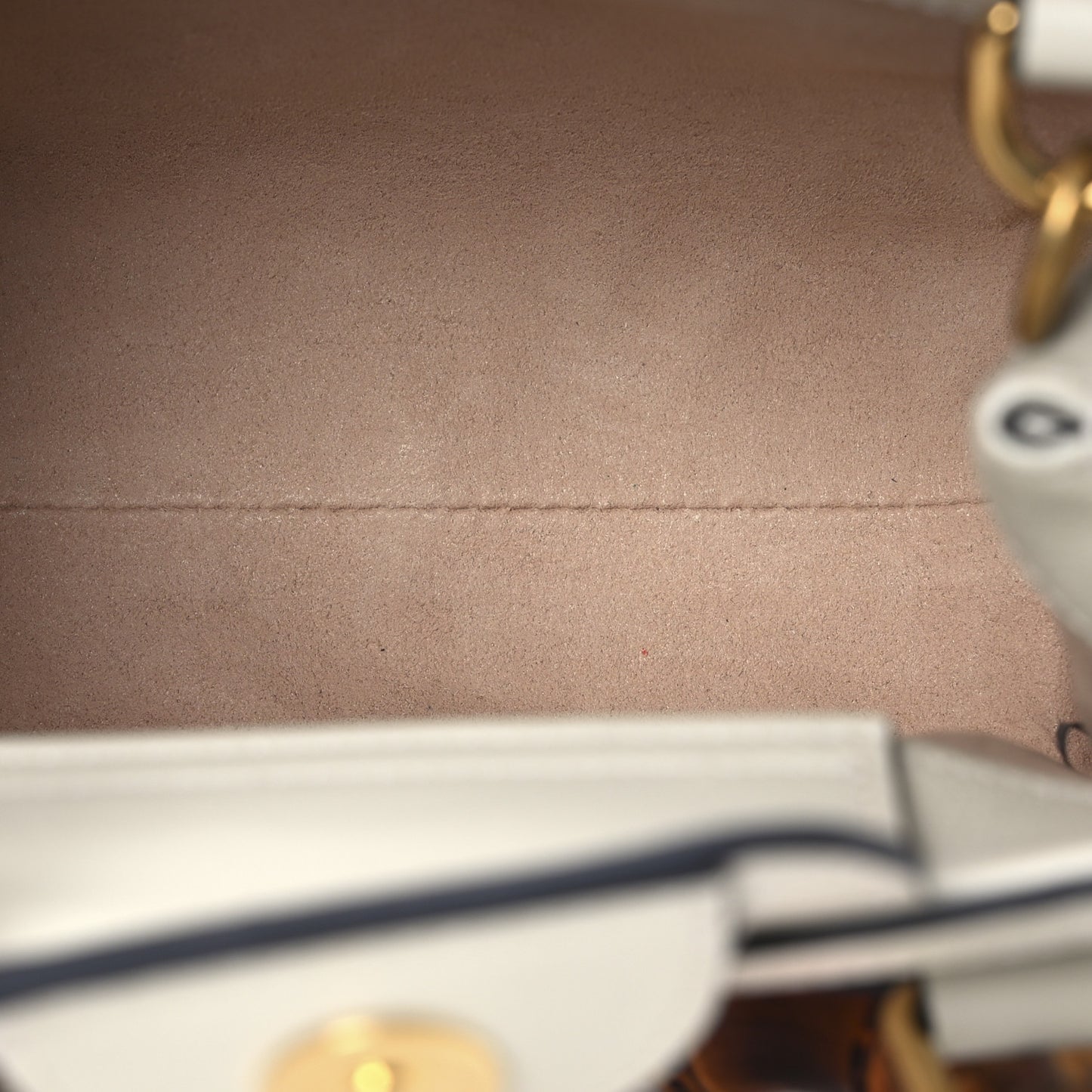 Wonka Grain Calfskin Mini Diana Tote Bag Mystic White Orange Fluo