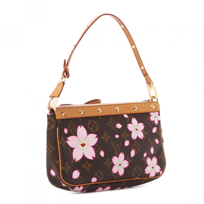 Louis Vuitton Monogram Cherry Blossom Pochette Accessories Brown 3 of 8