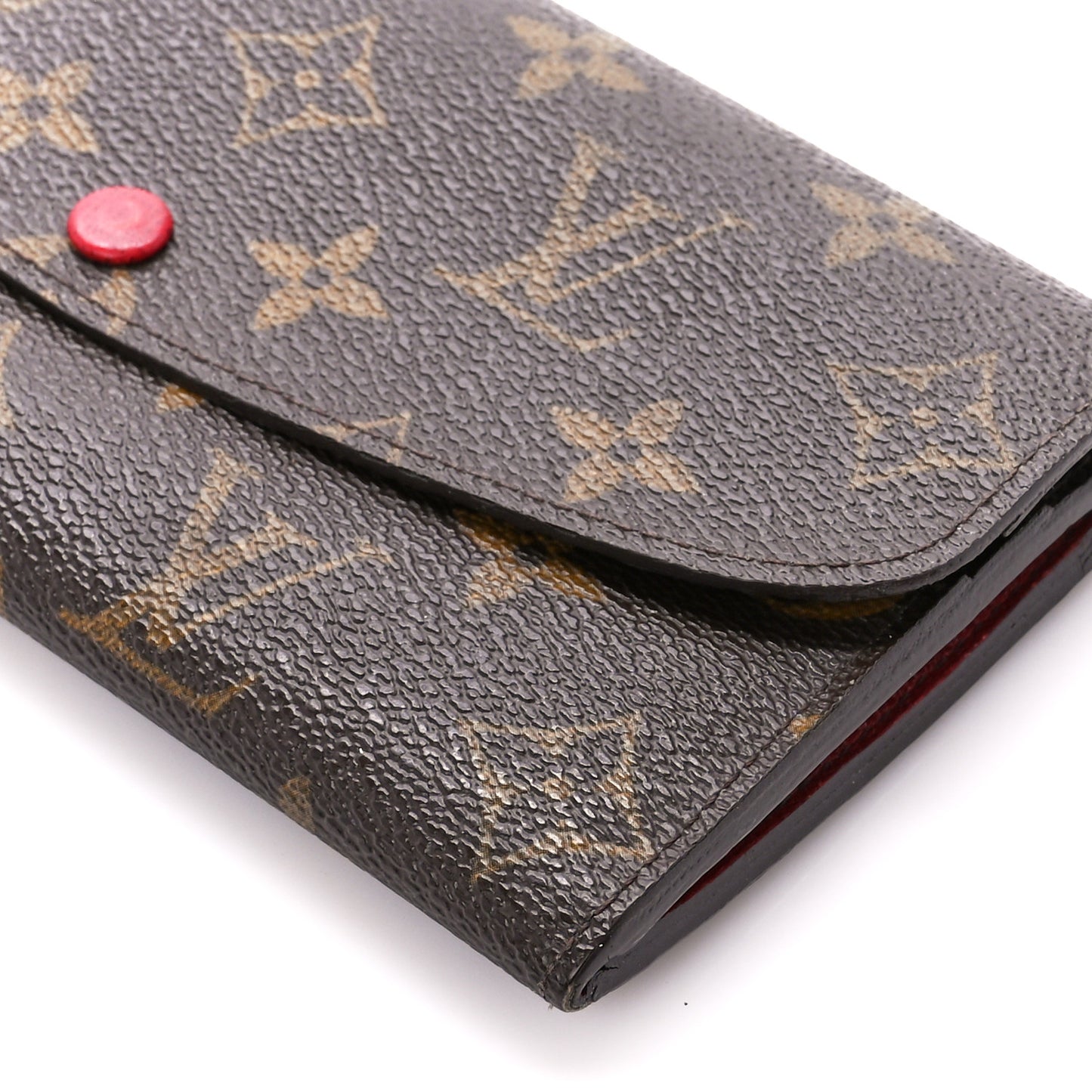 Monogram Emilie Wallet Rouge