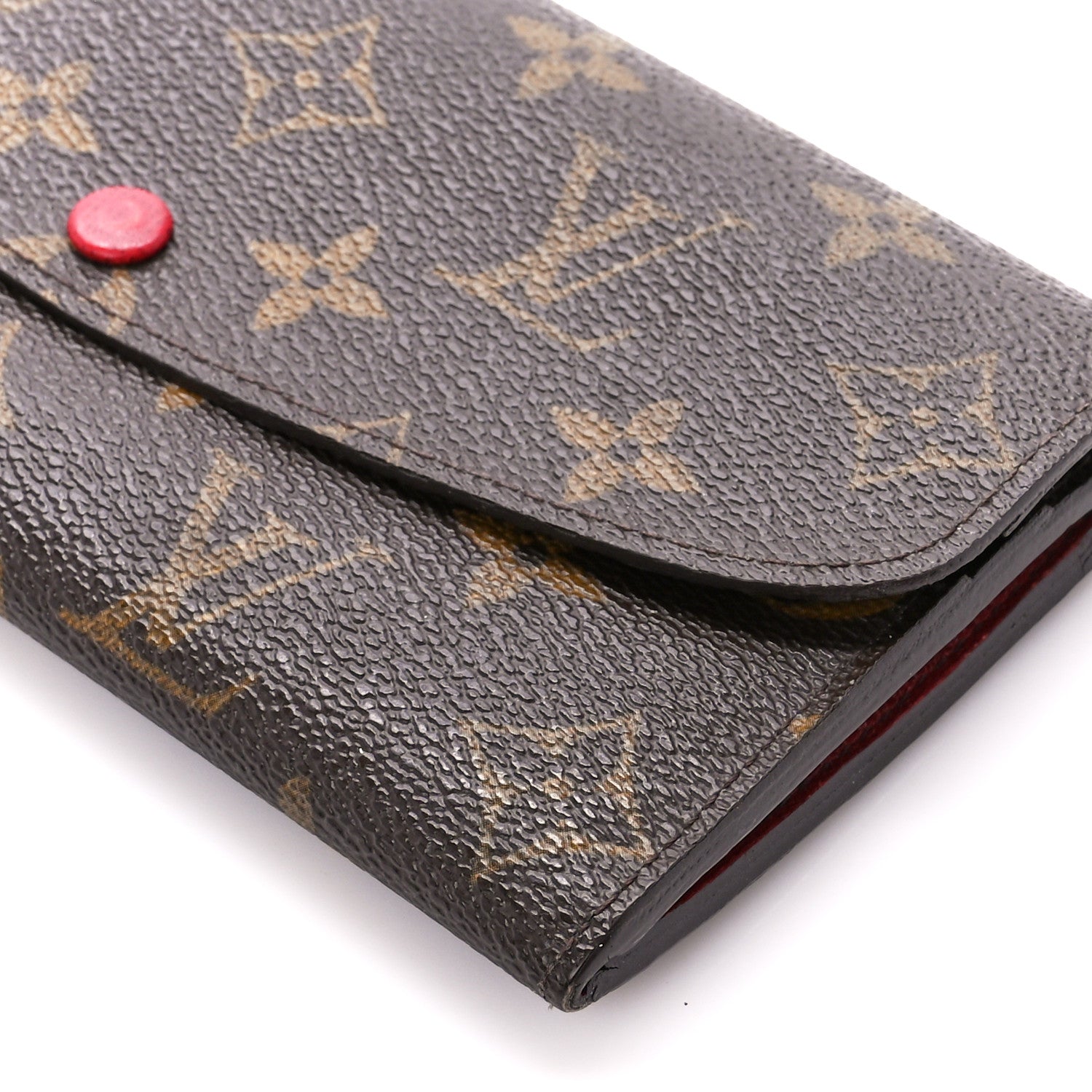 Louis Vuitton Monogram Emilie Wallet Rouge 10 of 13