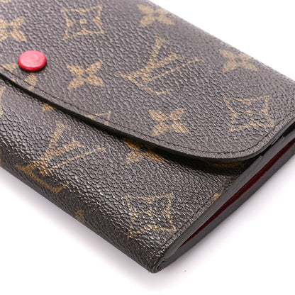 Louis Vuitton Monogram Emilie Wallet Rouge 10 of 13