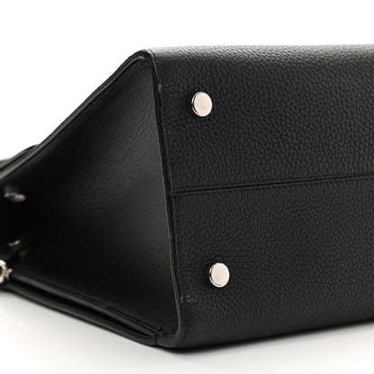 Christian Dior Bullcalf Medium Diorever Flap Black 8 of 13