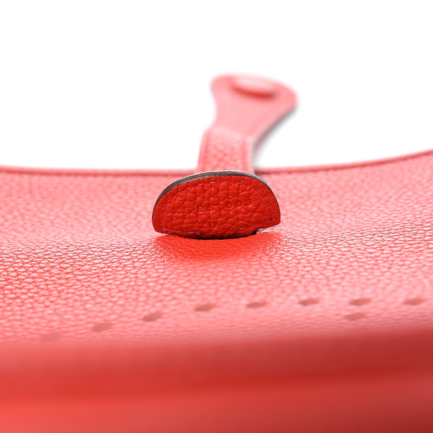 Hermes Taurillon Clemence Evelyne III PM Rouge Pivoine 7 of 9