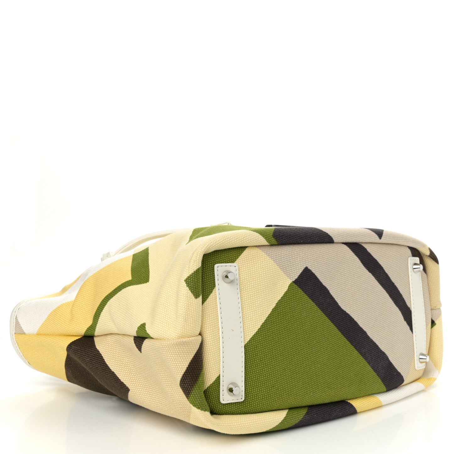 Canvas Mega Check Seaton Tote Bright Fern