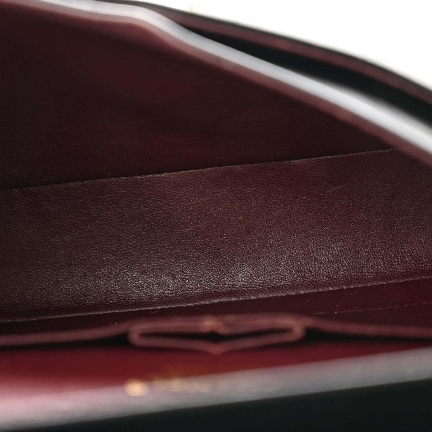 Lambskin Quilted Medium Double Flap Navy