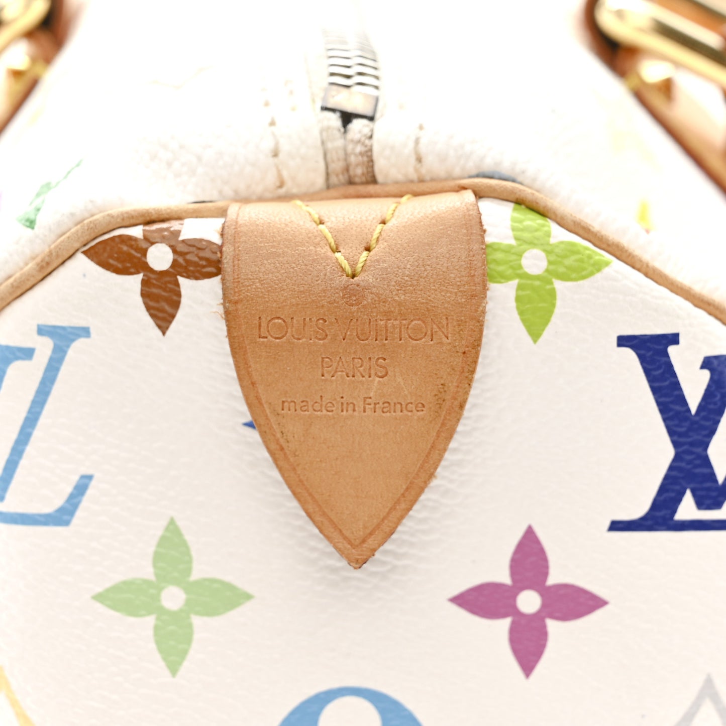 Monogram Multicolor Speedy 30 White