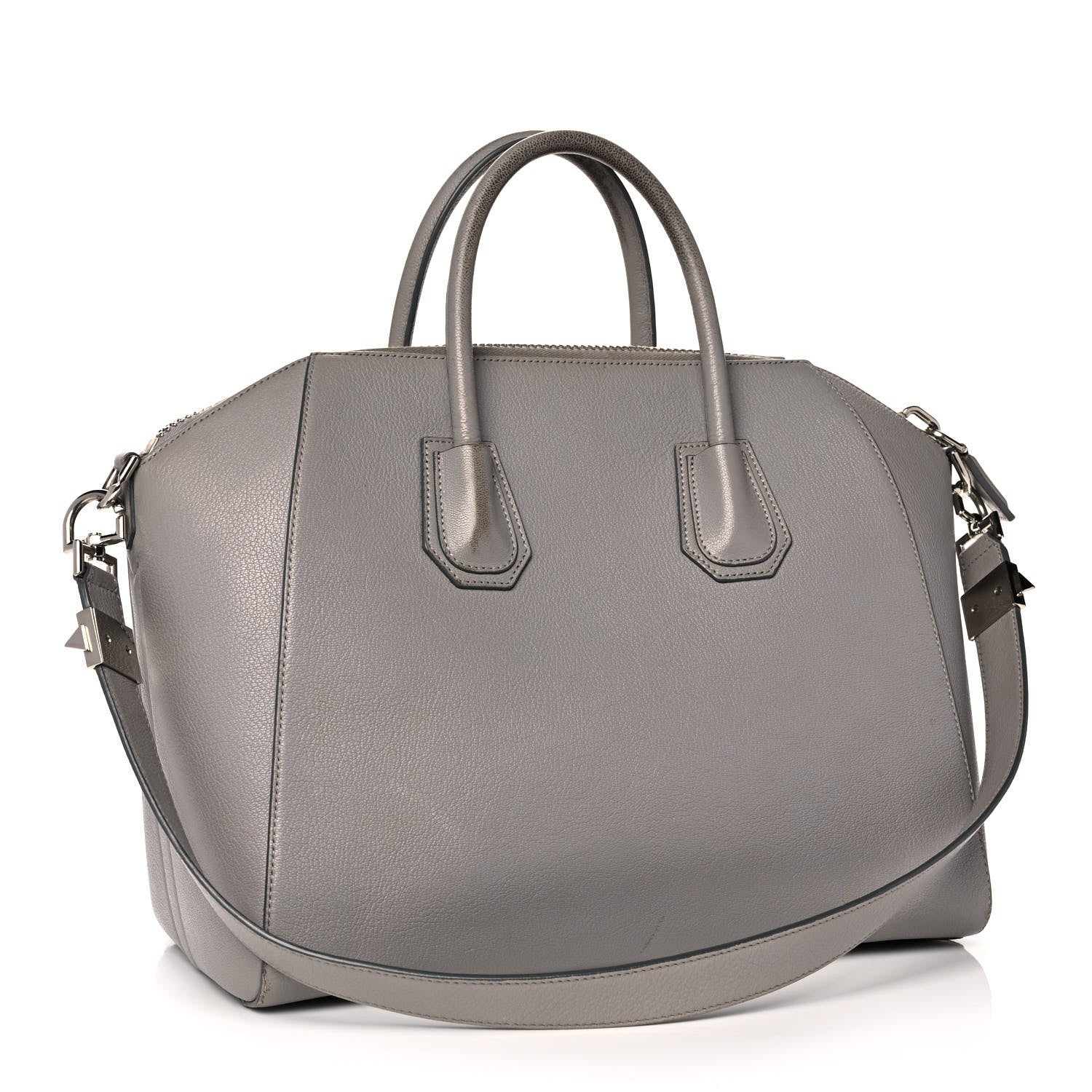 Givenchy Sugar Goatskin Medium Antigona Pearl Grey 3 of 19
