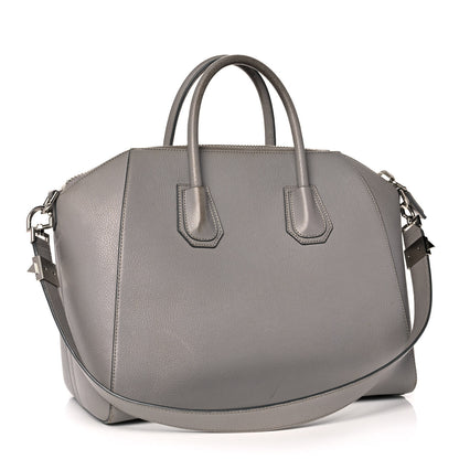 Givenchy Sugar Goatskin Medium Antigona Pearl Grey 3 of 19