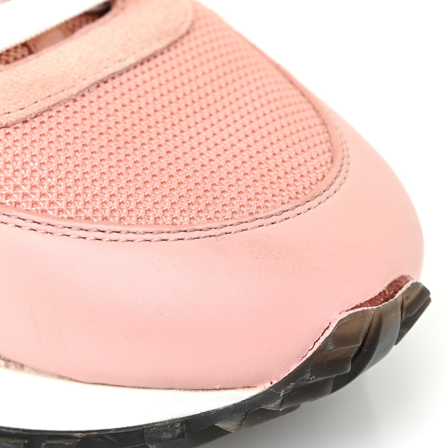 Louis Vuitton Suede Calfskin Run Away Sneakers 38.5 Rouge Pink 17 of 19