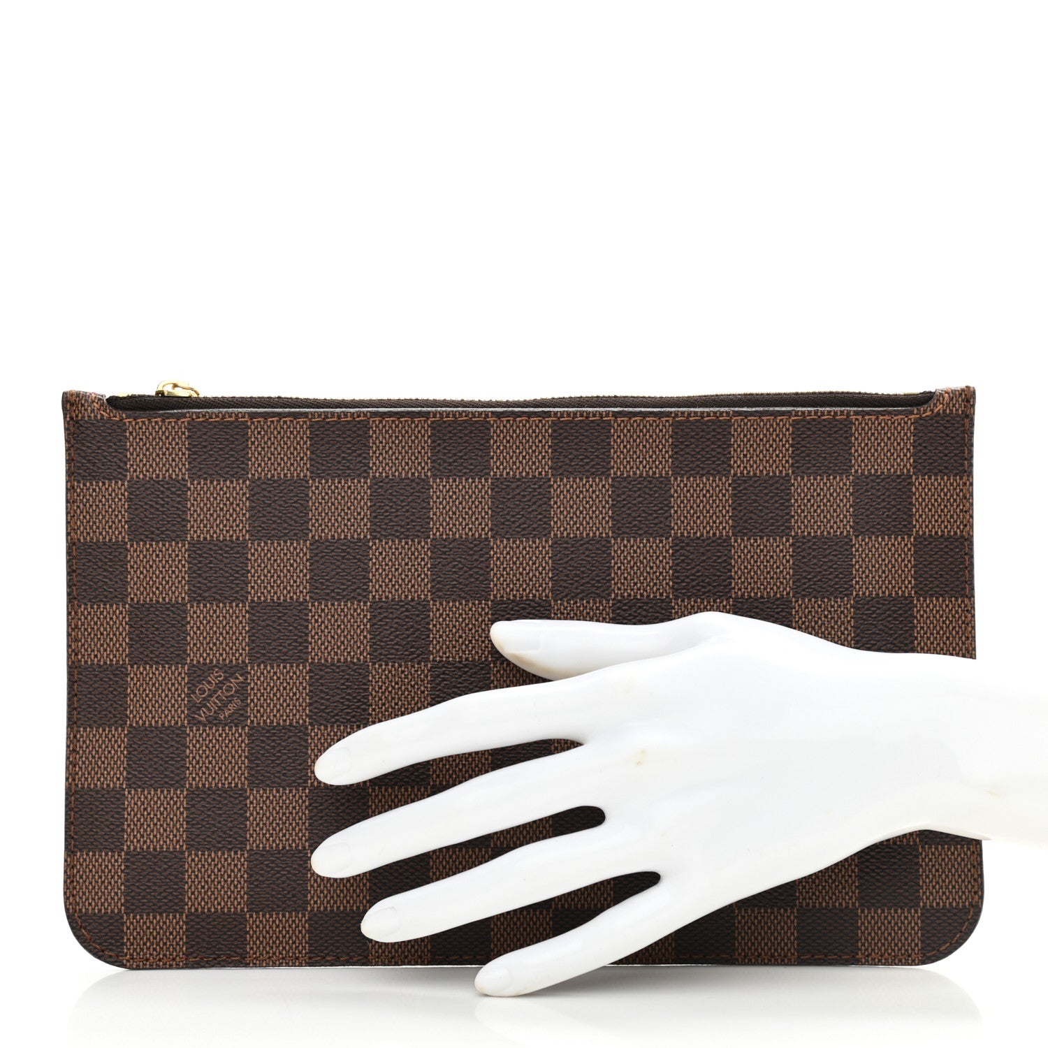 Louis Vuitton Damier Ebene Neverfull MM GM Pochette 2 of 8