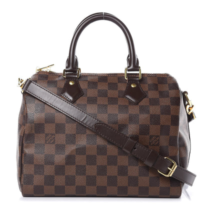Louis Vuitton Damier Ebene Speedy Bandouliere 25 1 of 15