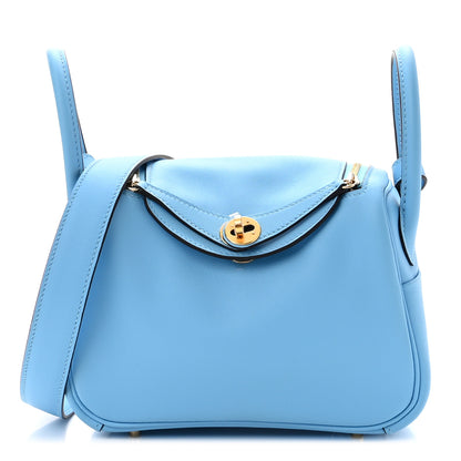 Hermes Swift Mini Lindy 20 Celeste 1 of 10