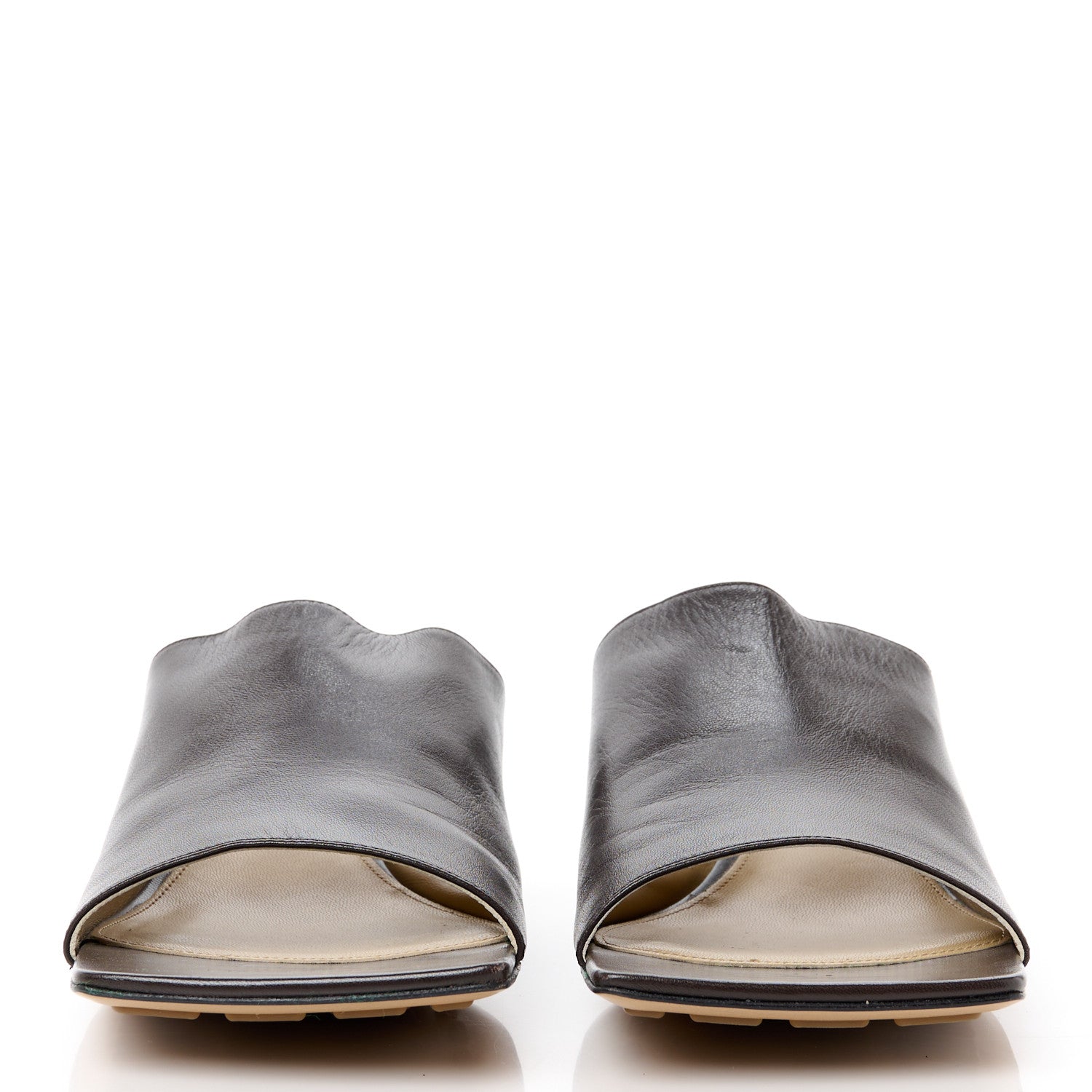 Bottega Veneta Lambskin Stretch Lounge Sandals 39 Fondant 2 of 10