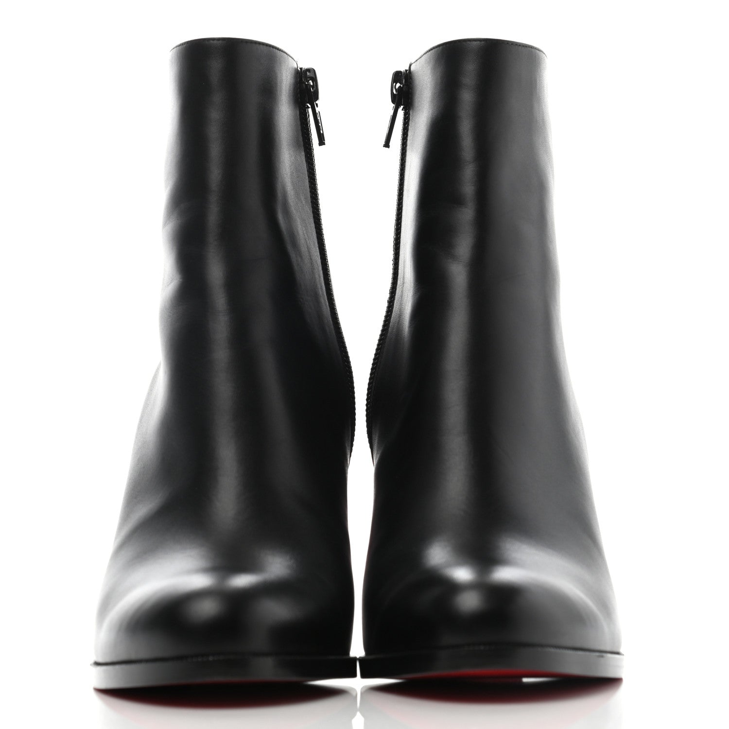 Christian Louboutin Calfskin Adox 85 Ankle Boots 38.5 Black 2 of 9