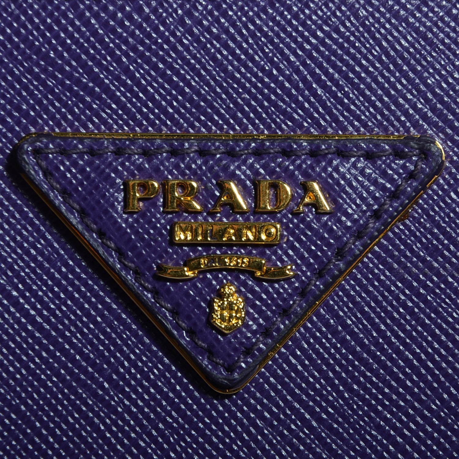 Prada Saffiano Lux Mini Promenade Tote Viola 11 of 11
