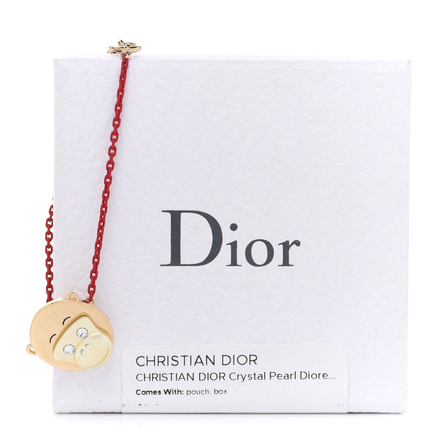 Crystal Diorelita Chinese New Year Monkey Bracelet Red