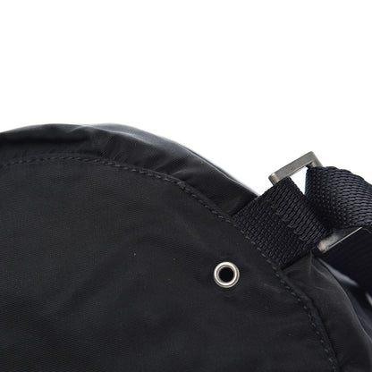 Prada Saffiano Tessuto Nylon Vela Bucket Messenger Black 8 of 8