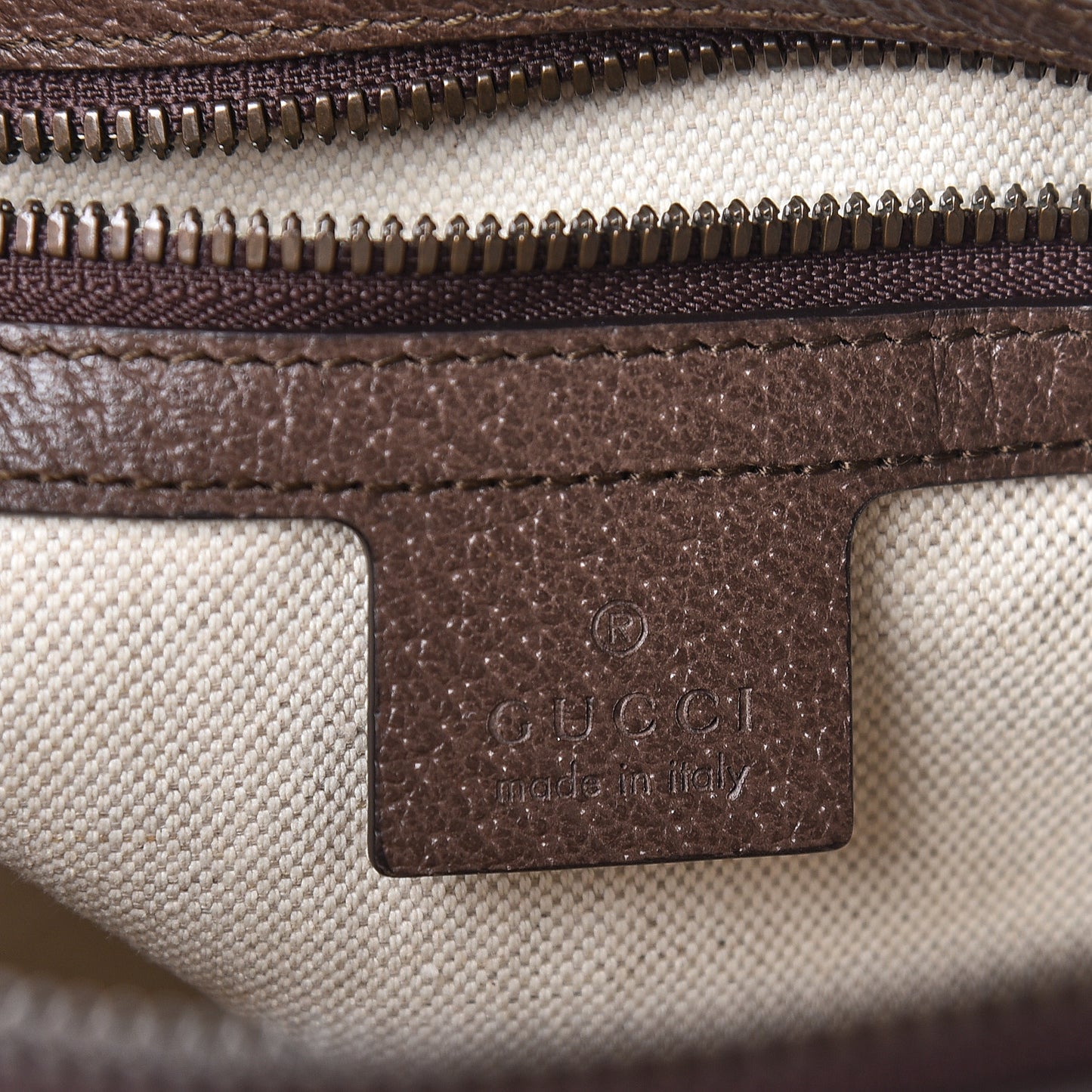 GG Supreme Monogram Web Small Ophidia Messenger Bag Brown