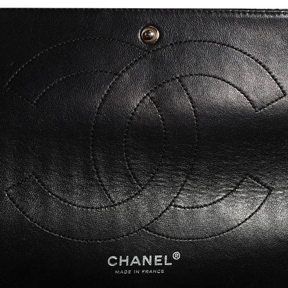 Chanel Metallic Calfskin Striped 2.55 Reissue 227 Flap Black 6 of 8