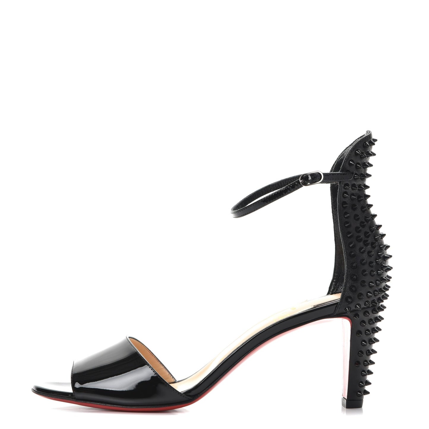 Patent Nappa Trezanita 70 Sandals 38 Black