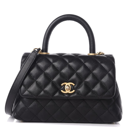 Chanel Caviar Quilted Mini Coco Handle Flap Black 1 of 8