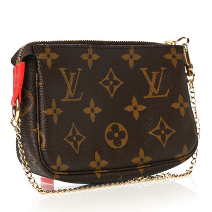 Louis Vuitton Monogram 2018 Christmas Animation Mini Cats Pochette Accessories 3 of 11