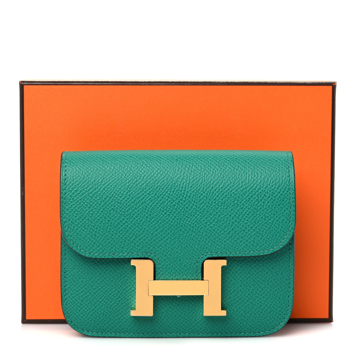Epsom Constance Slim Wallet Vert Jade