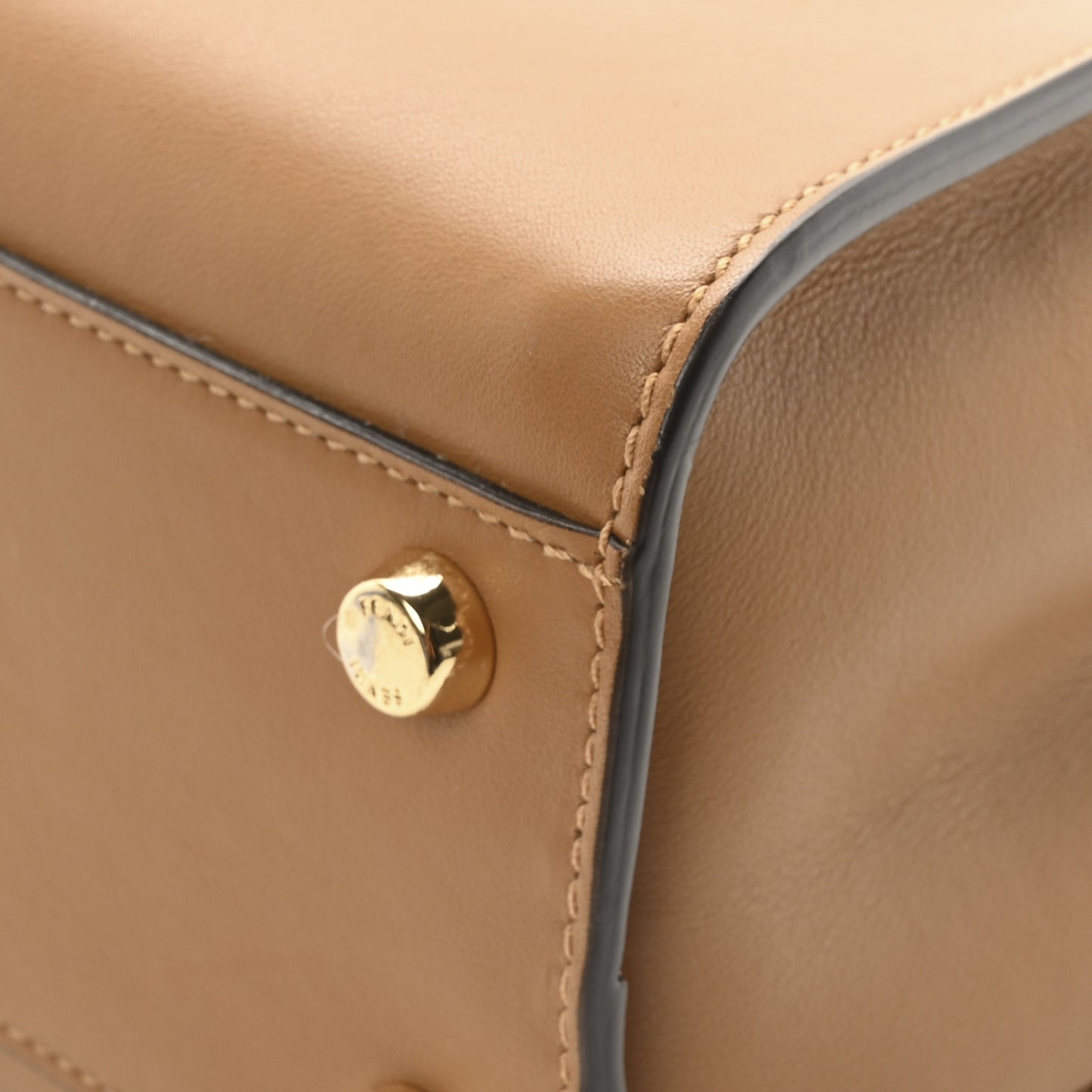 Vitello Tahiti Burro Bi-Color Medium Peekaboo Iconic Essentially Satchel Nocciola Asfalto Cast
