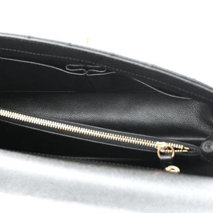Chanel Caviar Lizard Quilted Small Coco Handle Flap Black 5 of 12