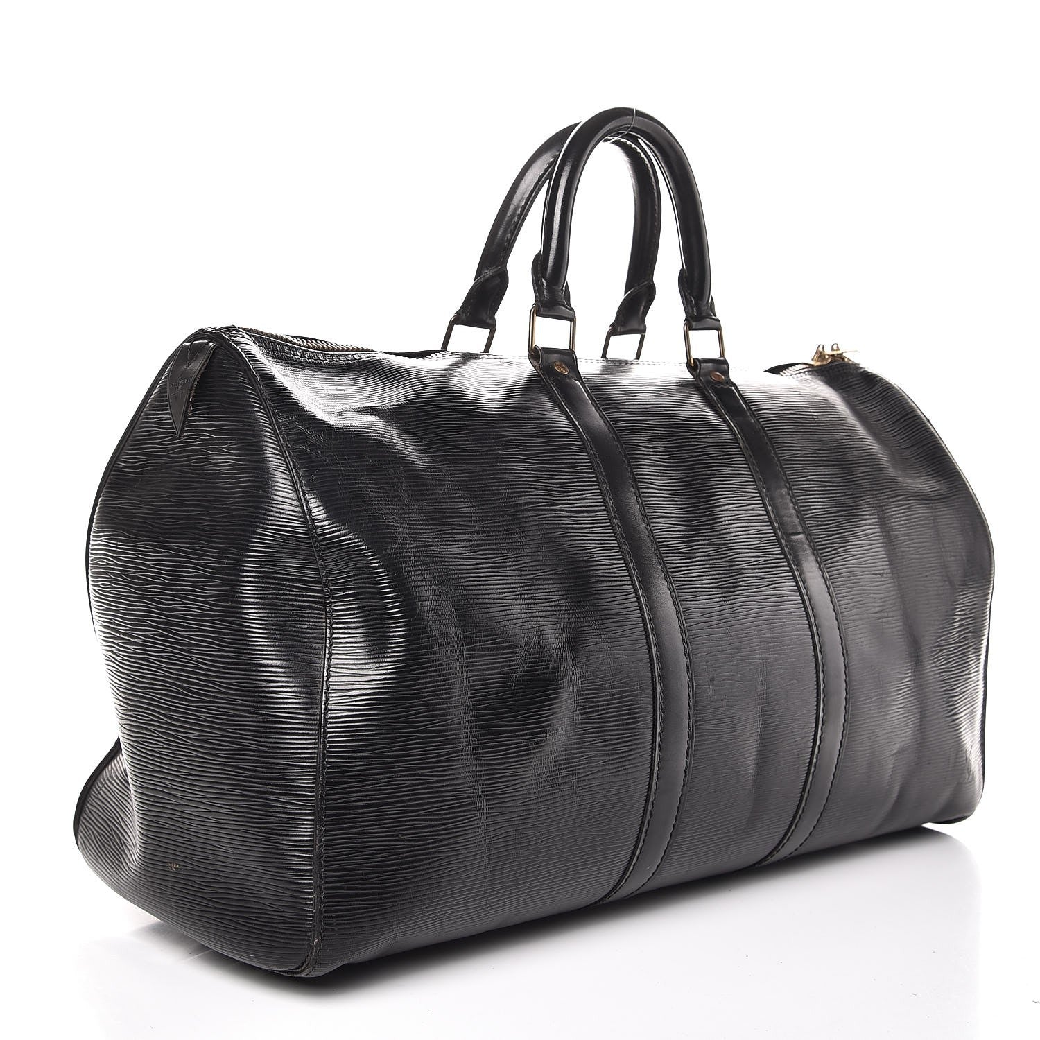 Louis Vuitton Epi Keepall 45 Black 3 of 13