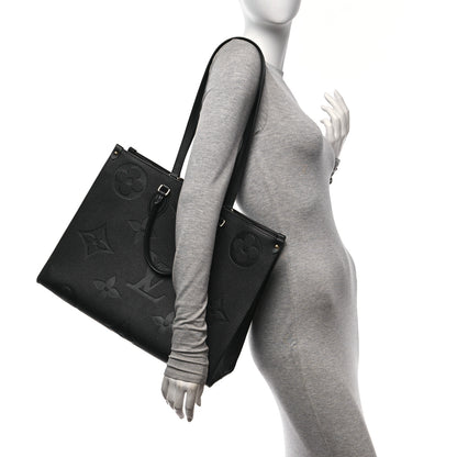 Louis Vuitton Empreinte Monogram Giant Onthego GM Black 2 of 9