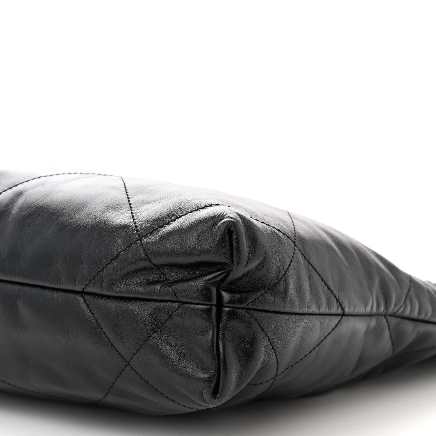 Chanel Shiny Calfskin Quilted Small Chanel 22 Black 10 of 10