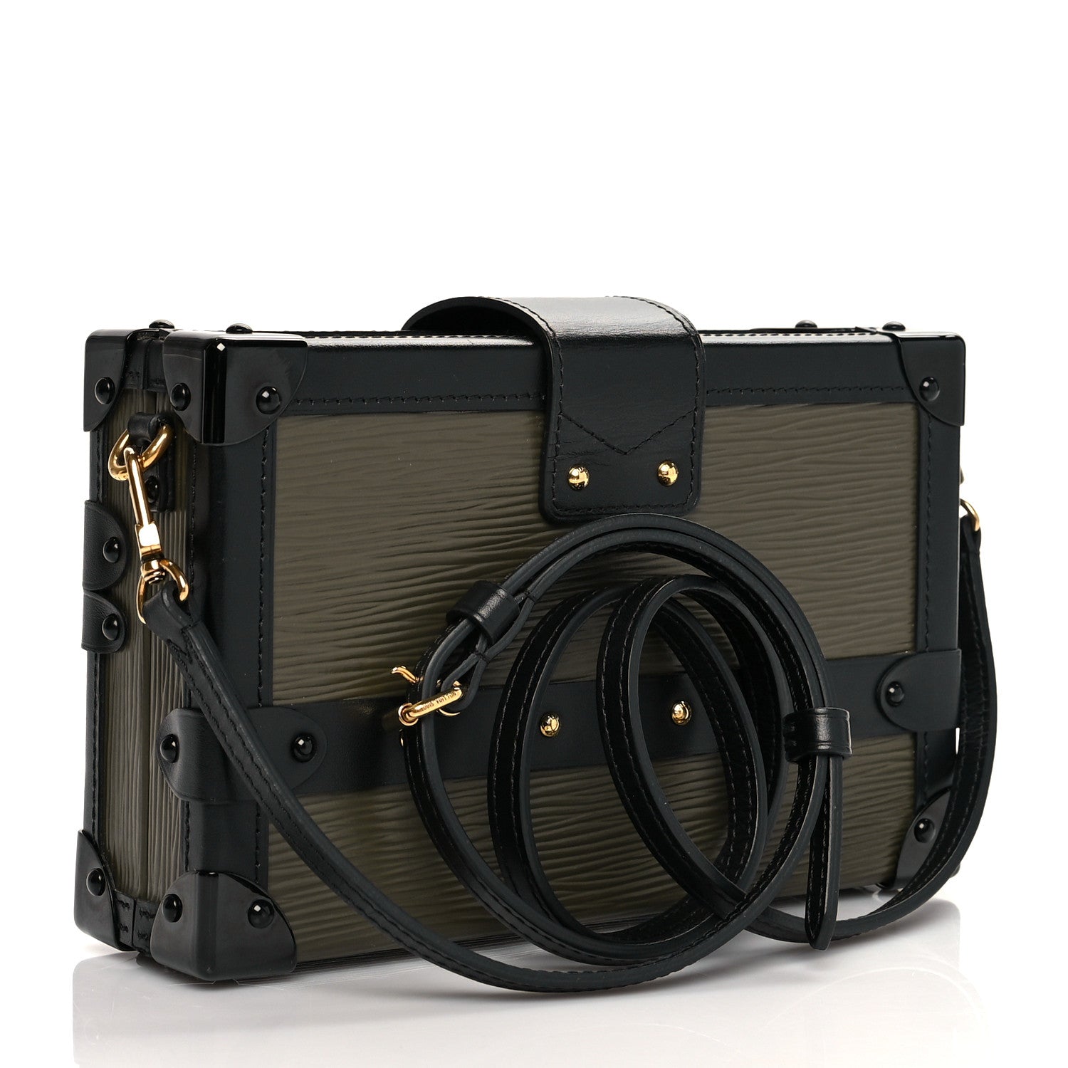 Louis Vuitton Epi Petite Malle Khaki Fango 3 of 9