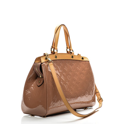 Louis Vuitton Vernis Brea MM Rose Velours 3 of 7