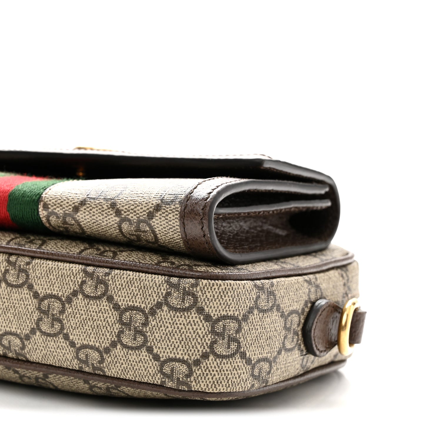 GG Supreme Monogram Web Mini Ophidia Bag Beige Ebony