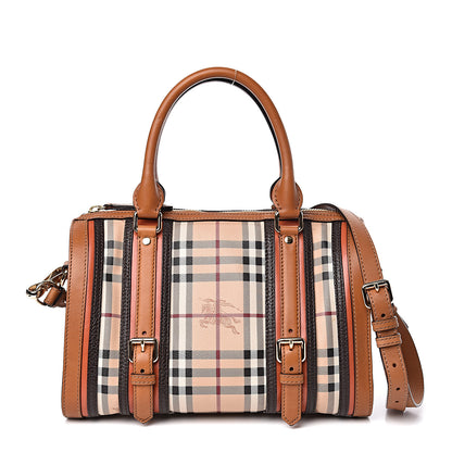 Burberry Haymarket Check Medium Alchester Bowling Bag Autumn 1 of 12