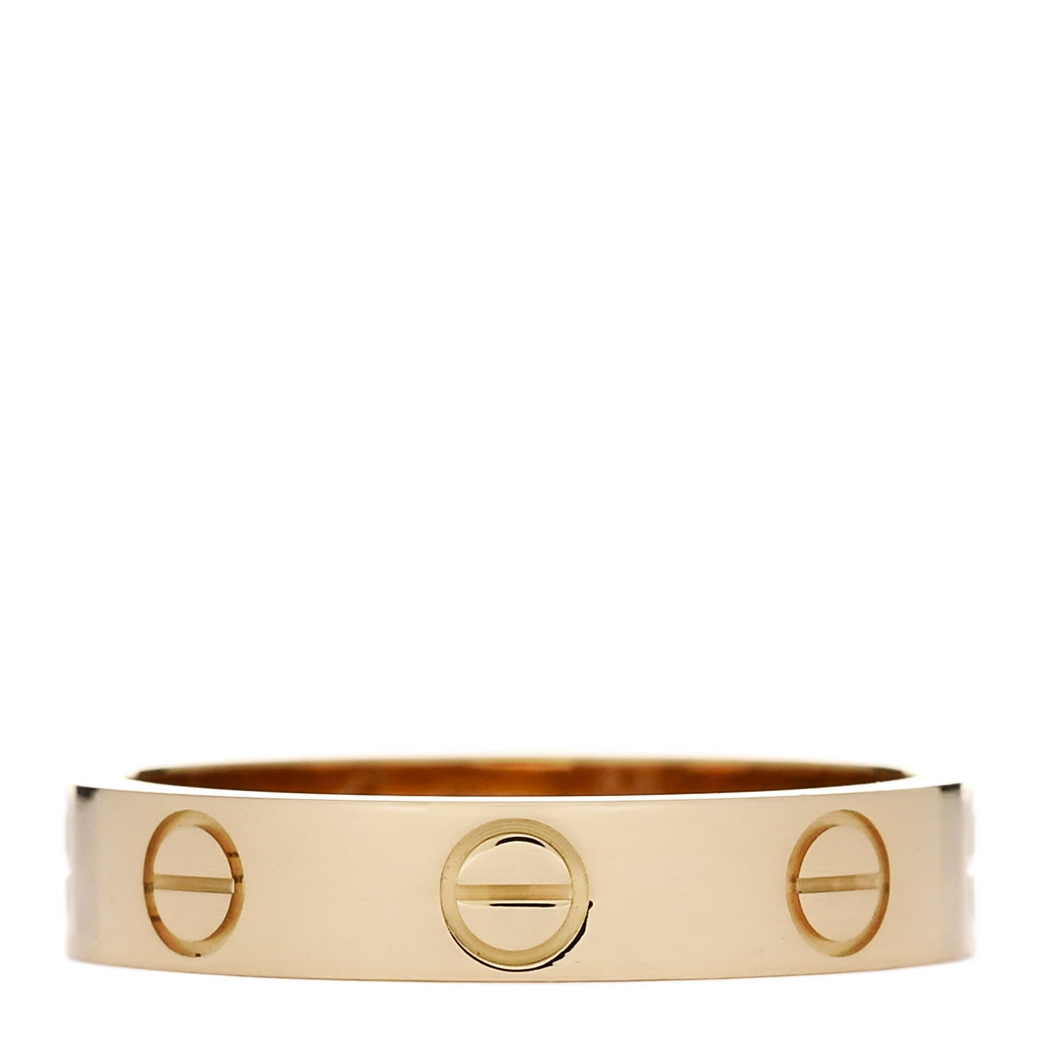 Cartier 18K Yellow Gold 3.5mm LOVE Wedding Band Ring 50 5.25 1 of 5