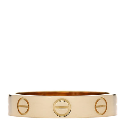 Cartier 18K Yellow Gold 3.5mm LOVE Wedding Band Ring 50 5.25 1 of 5
