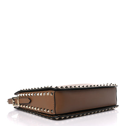 Valentino Garavani Vitello Small Rockstud Flip-Lock Messenger Bag Light Cuir 4 of 8